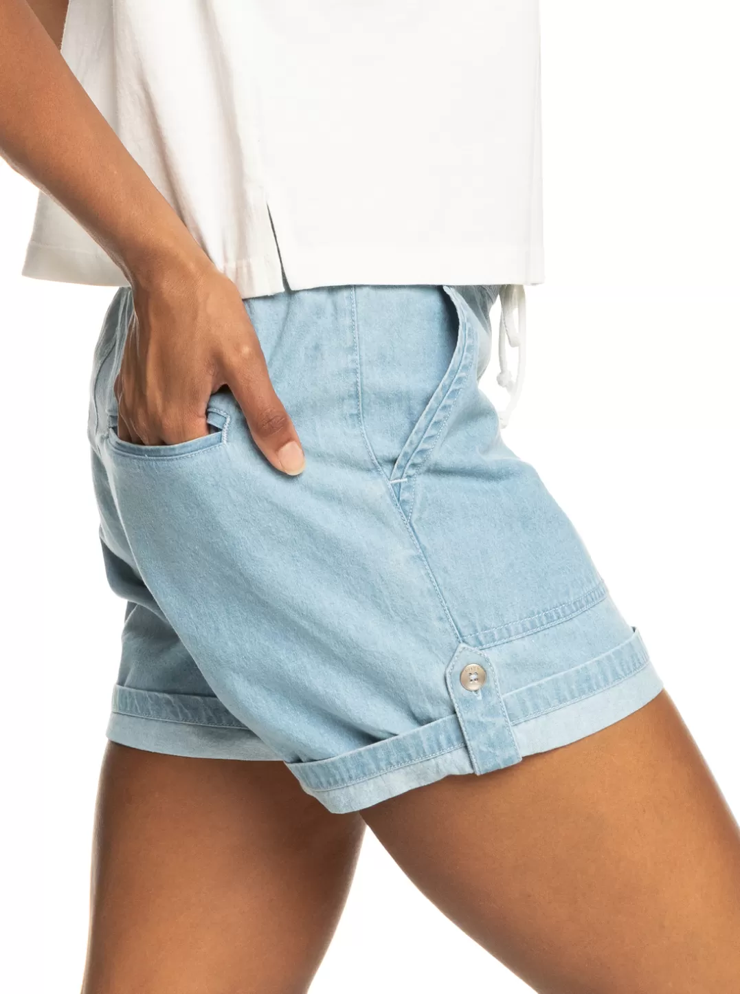 Milady Beach Regular - Denim Short Voor Dames*Roxy Flash Sale