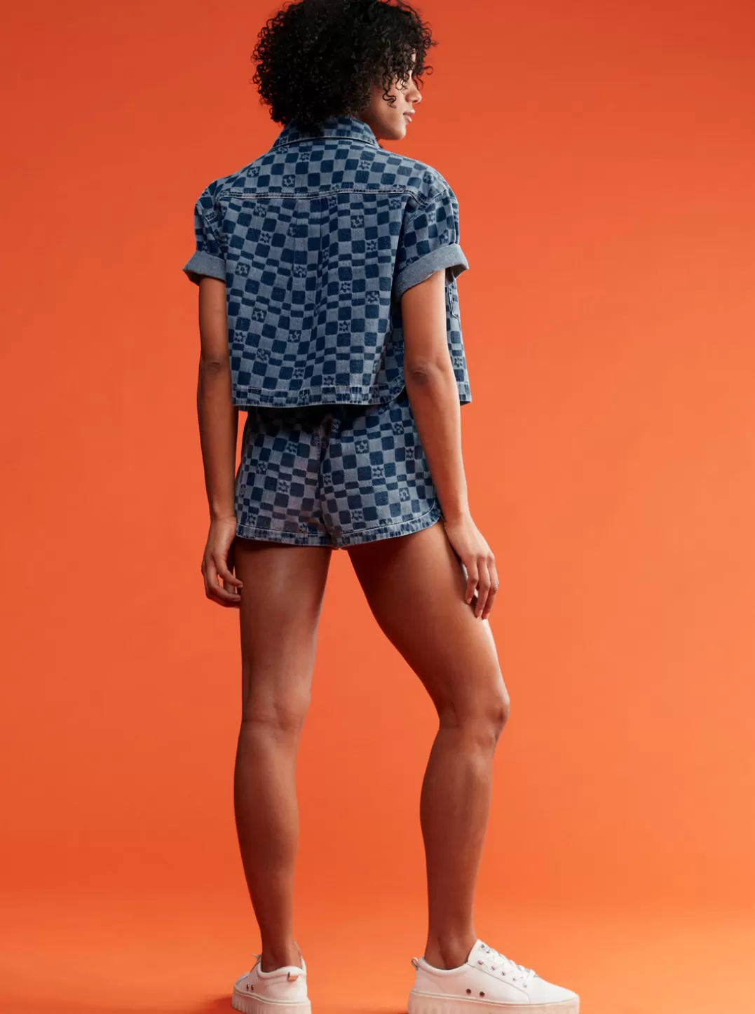 New Impossible Printed - Denim Short Voor Dames*Roxy Online