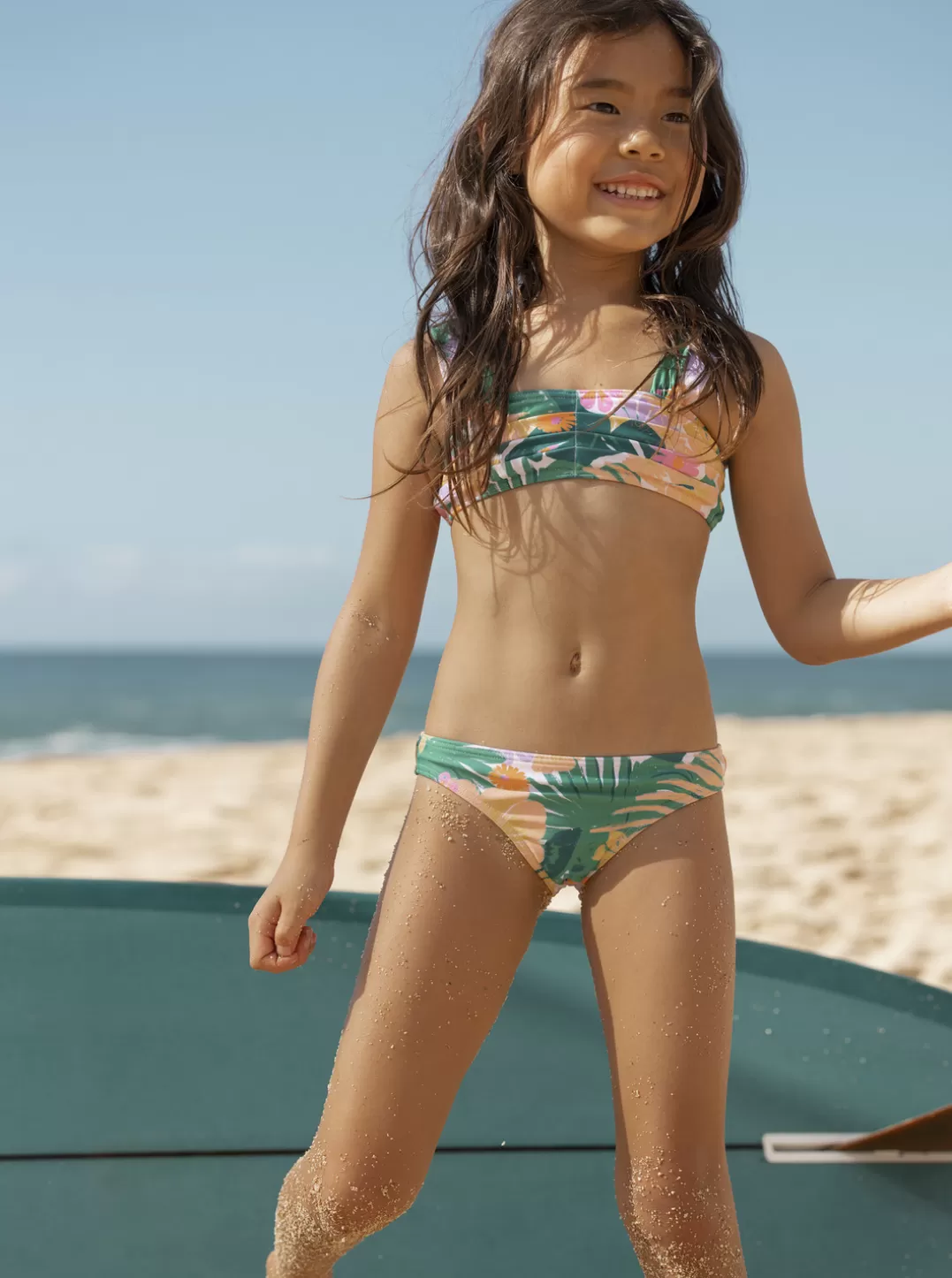 Paradisiac Island - Bralette Bikiniset Voor Meisjes 2-7*Roxy Cheap