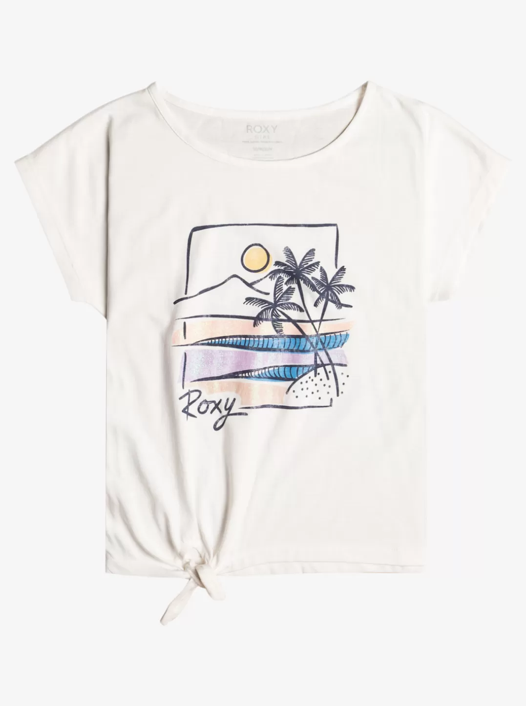 Pura Playa - Geknoopt T-Shirt Voor Meisjes 4-16*Roxy Discount