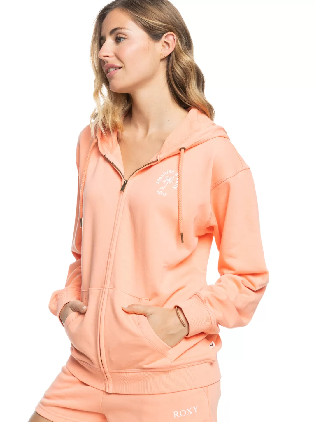 Surf Stoked - Hoodie Met Rits Voor Dames*Roxy Store