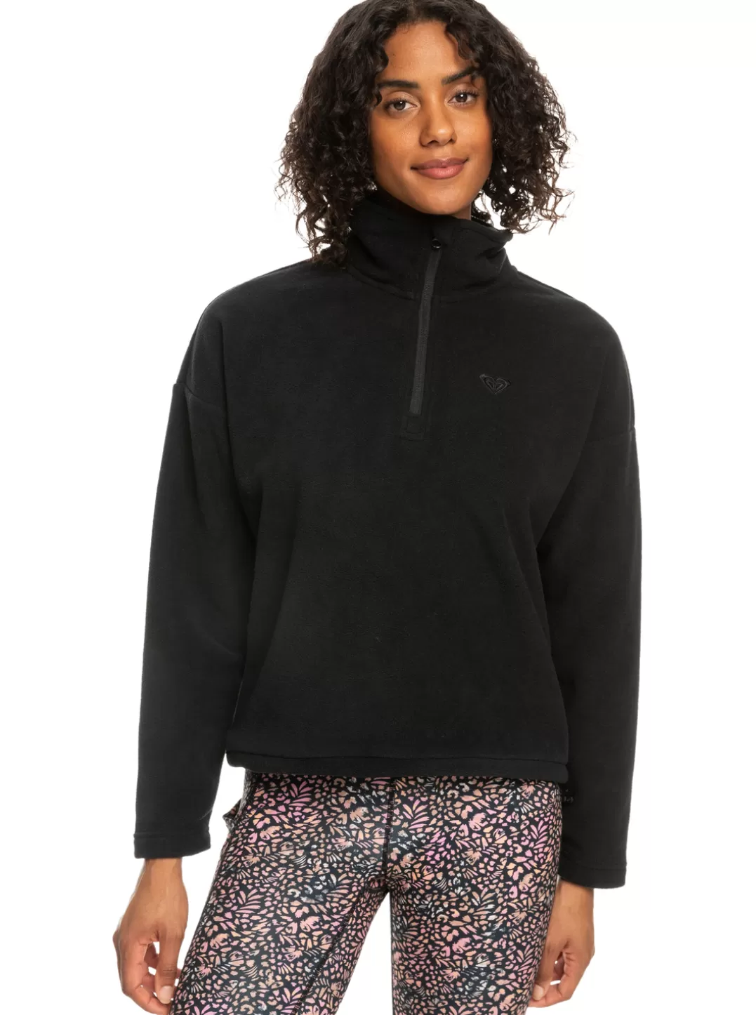 Tech - Fleece Met Korte Rits Voor Dames*Roxy Hot