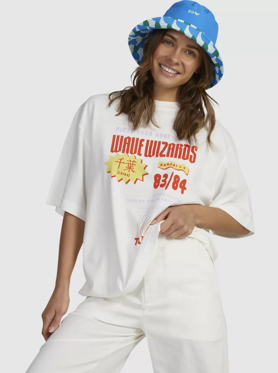 Tommy C - Oversized T-Shirt Voor Dames*Roxy Store