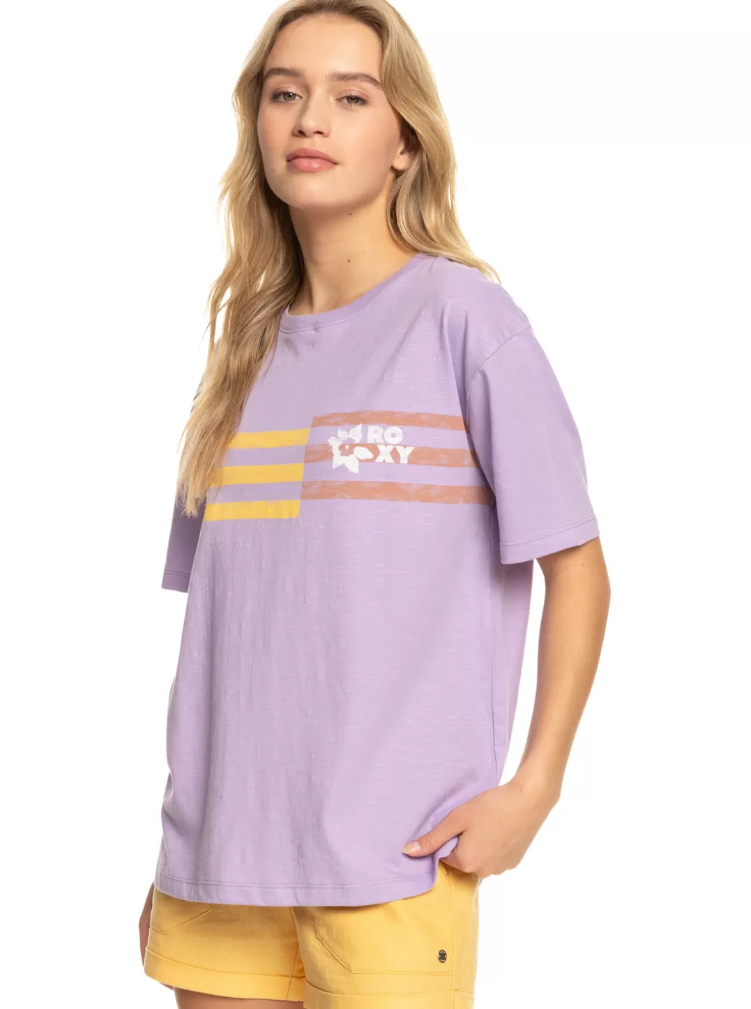 Vibrations Beach - T-Shirt Voor Dames*Roxy Flash Sale